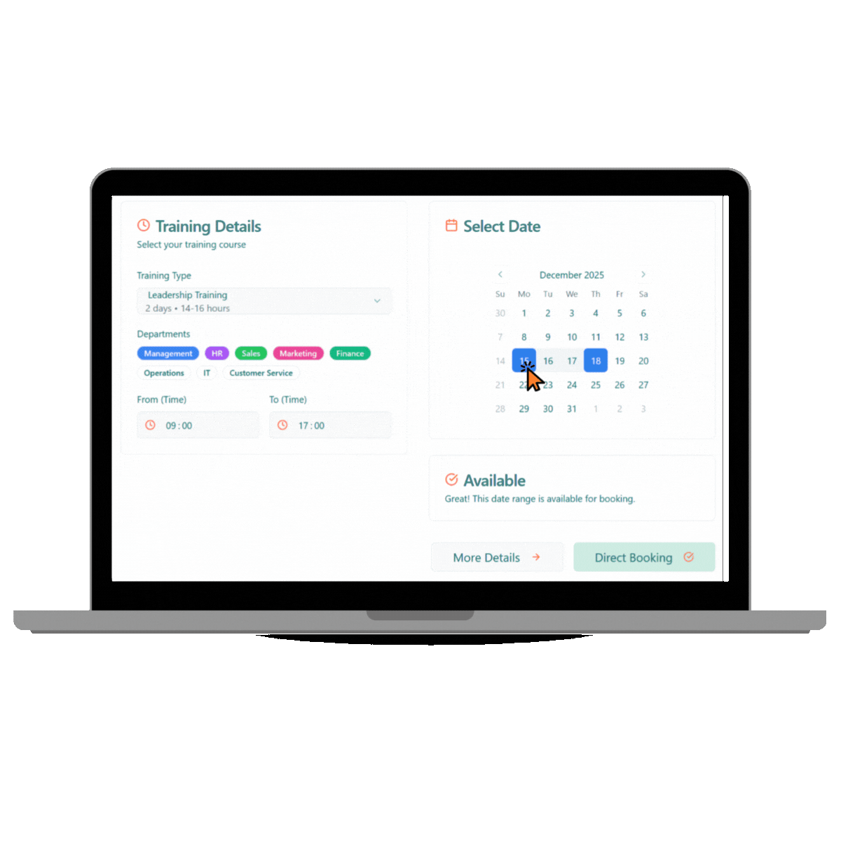 Kapazitätsbuchung mit CapaPlanner